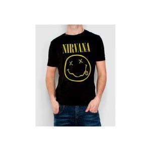 camiseta nirvana hombre